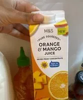 Mängden socker i Orange & mango juice