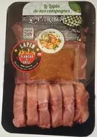 Mängden socker i Lapin grilladou (spécial GRILL, découpe sans cuisse)