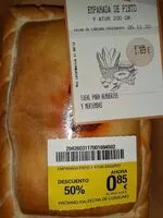 Mängden socker i Empanada de pisto y atún