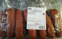 Mängden socker i Saucisses de Montbéliard cuites