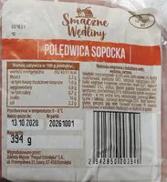 Mängden socker i Polędwica sopocka