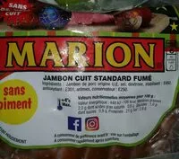 Mängden socker i Jambon cuit standard fumé