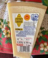 Mängden socker i Grana padano