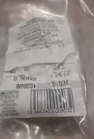 Mängden socker i Grana padano dop