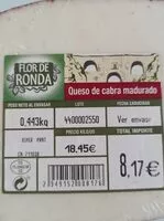 Mängden socker i Queso de cabra madurado