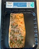 Mängden socker i Filet de saumon atlantique cuit belle-vue