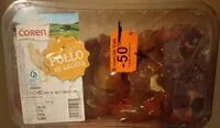 Mängden socker i Foies de poulet
