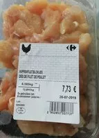 Mängden socker i Dés de filet de poulet