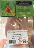 Mängden socker i Filet de poulet bio