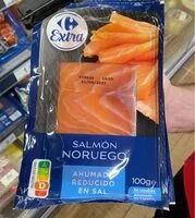 Mängden socker i Salmón Noruego Ahumado Reducido en sal