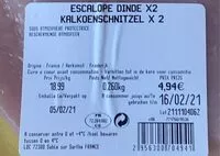 Mängden socker i La belle escalope de dinde