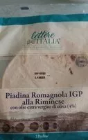 Mängden socker i Piadina romagnola