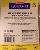 Mängden socker i Alas de pollo adobadas