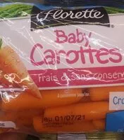 Mängden socker i Baby Carottes
