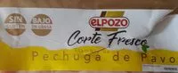 Mängden socker i Pechuga de pavo corte fresco