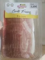 Mängden socker i Bacon corte fresco
