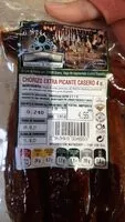 Mängden socker i chorizo extra picante casero