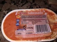 Mängden socker i Sobrasada