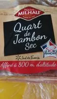 Mängden socker i Quart de jambon sec