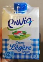 Mängden socker i Crème liquide légère