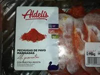 Mängden socker i Pechugas de pavo marinadas