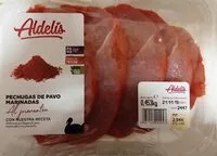 Mängden socker i Pechugas de pavo marinadas