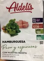 Mängden socker i Hamburguesa pavon y espinacas