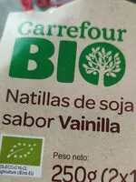 Mängden socker i Natillas de soja