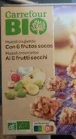 Mängden socker i Muesli con 6 frutos secos