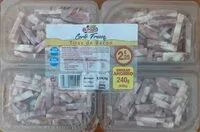 Mängden socker i Tiras de bacon