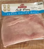 Mängden socker i Jamon cocido extra
