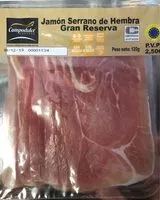 Mängden socker i Jamón serrano de hembra gran reserva