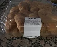 Mängden socker i Croissant clásico mantequilla