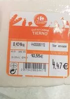 Mängden socker i Queso cabra tierno