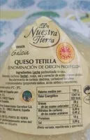 Mängden socker i Queso tetilla