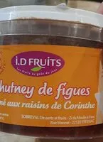 Mängden socker i Chutney figued