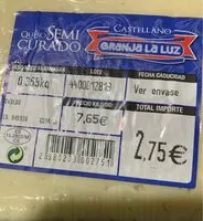 Mängden socker i Queso semi curado