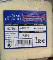 Mängden socker i Queso semicurado