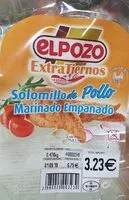Mängden socker i Solomillo de pollo marinado empanado