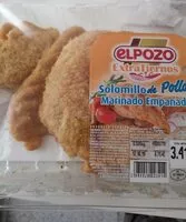 Mängden socker i Solomillo de pollo marinado empanado