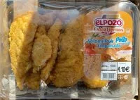 Mängden socker i Solomillo de pollo marinado empanado