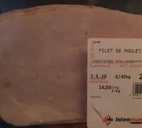 Mängden socker i Filet de poulet