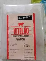 Mängden socker i Vitelão Preparado Carne