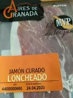 Mängden socker i Jamón curado deshuesado