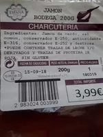 Mängden socker i Jamon bodega