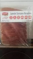 Mängden socker i Jamon Serrano Reserva