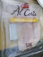 Mängden socker i Al corte, pechuga de pavo