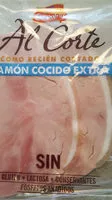 Mängden socker i Jamón cocido extra al corte