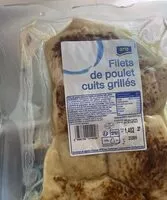 Mängden socker i Filet de poulet cuit grillés