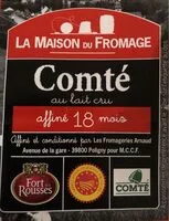 Mängden socker i Comté au lait cru affinée 18 mois